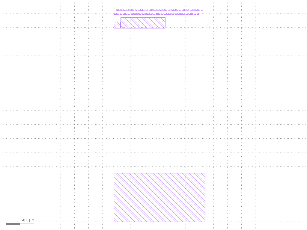 Layer 110/5 render of Gf180 Bandgap