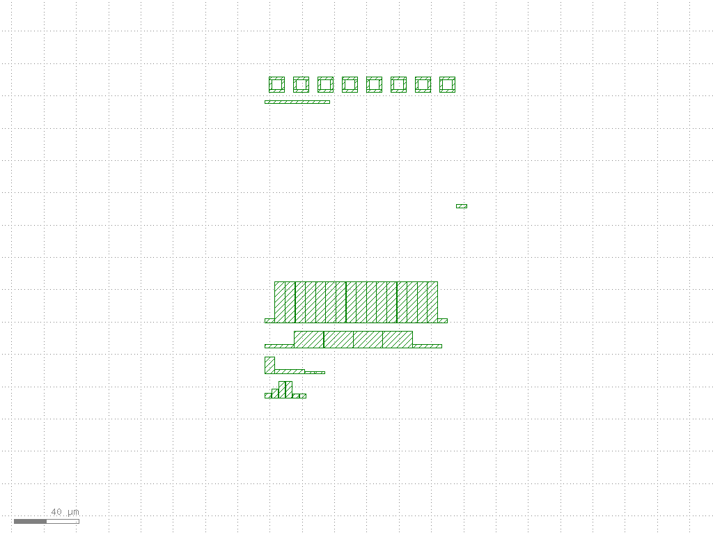 Nplus render of Gf180 Bandgap