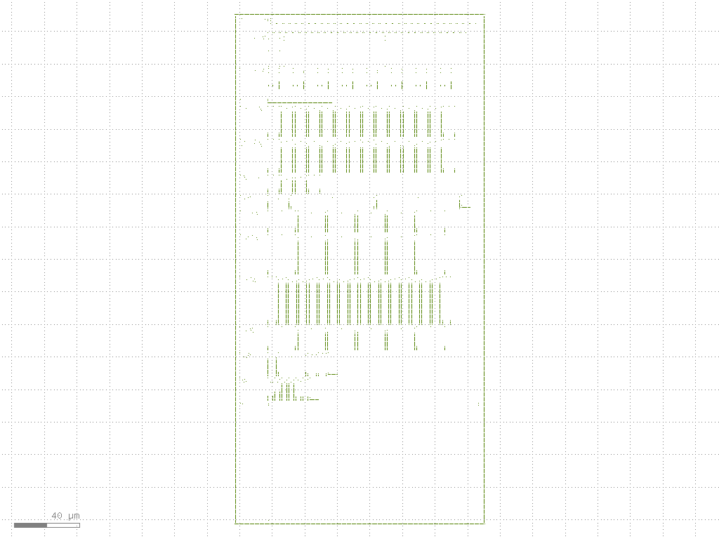 Contact render of Gf180 Bandgap