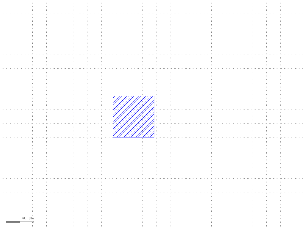 Metal4 render of Gf180 Bandgap