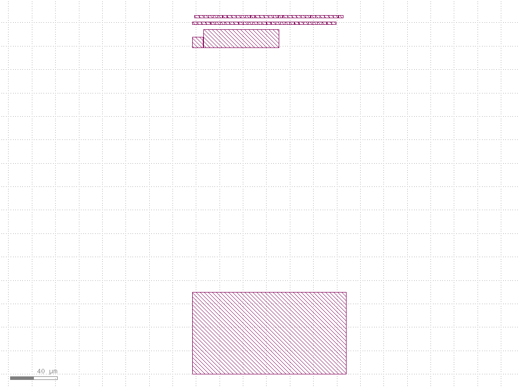 Layer 49/0 render of Gf180 Bandgap