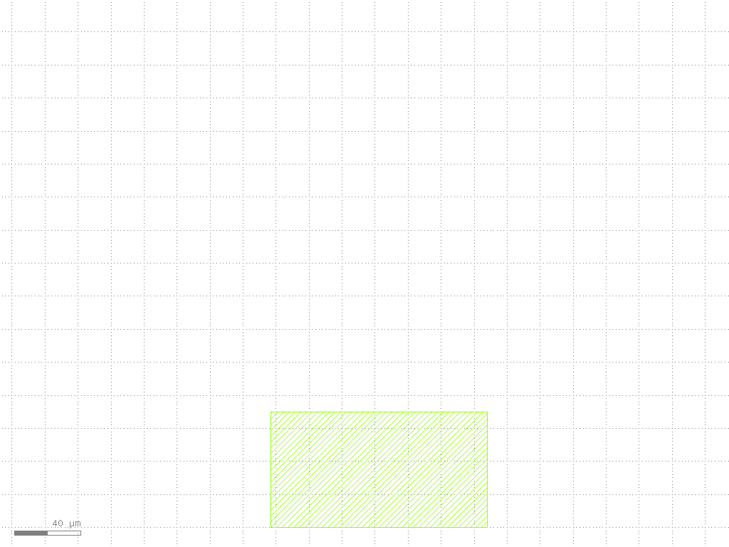 Layer 62/0 render of Gf180 Bandgap